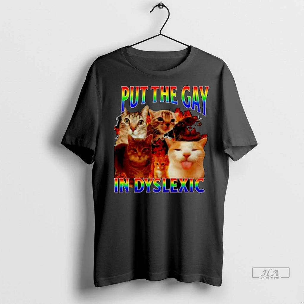 Officials Trendy Megan Meiyok Wears I Put The Gay In Dyslexic Ornaments Shirt Sweater
