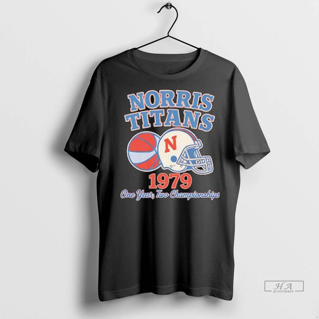 Officials Trendy Norris Titans 1979 One Year Two Championships Helmet Logo Ladies Shirt Sweater