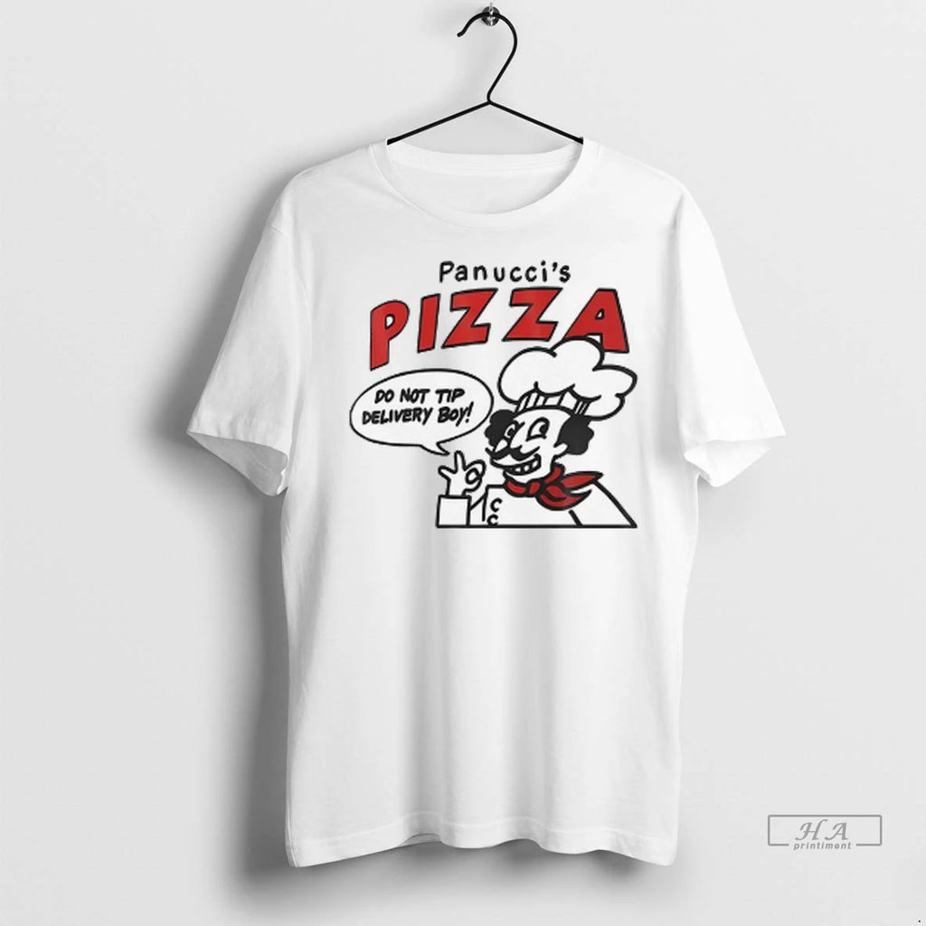 Officials Trendy Panuccis Pizza Do Not Tip Delivery Boy Shirt Sweater