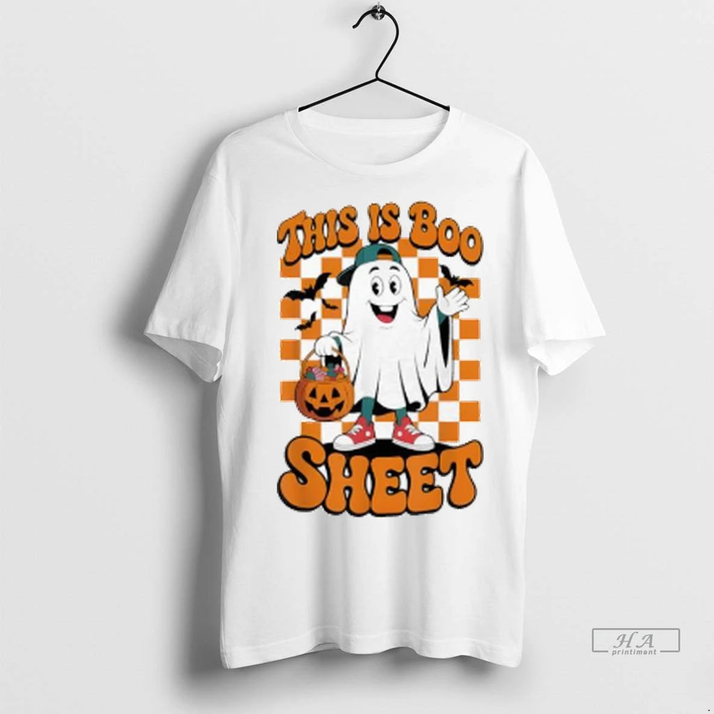 Officials Trendy This Is Boo Sheet Funny Halloween Ghost Baseball Ladies Shirt Sweater