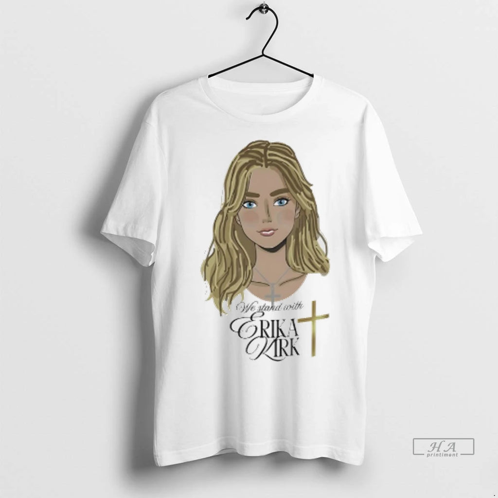 Officials Trendy We Stand With Erika Kirk Shirt Sweater