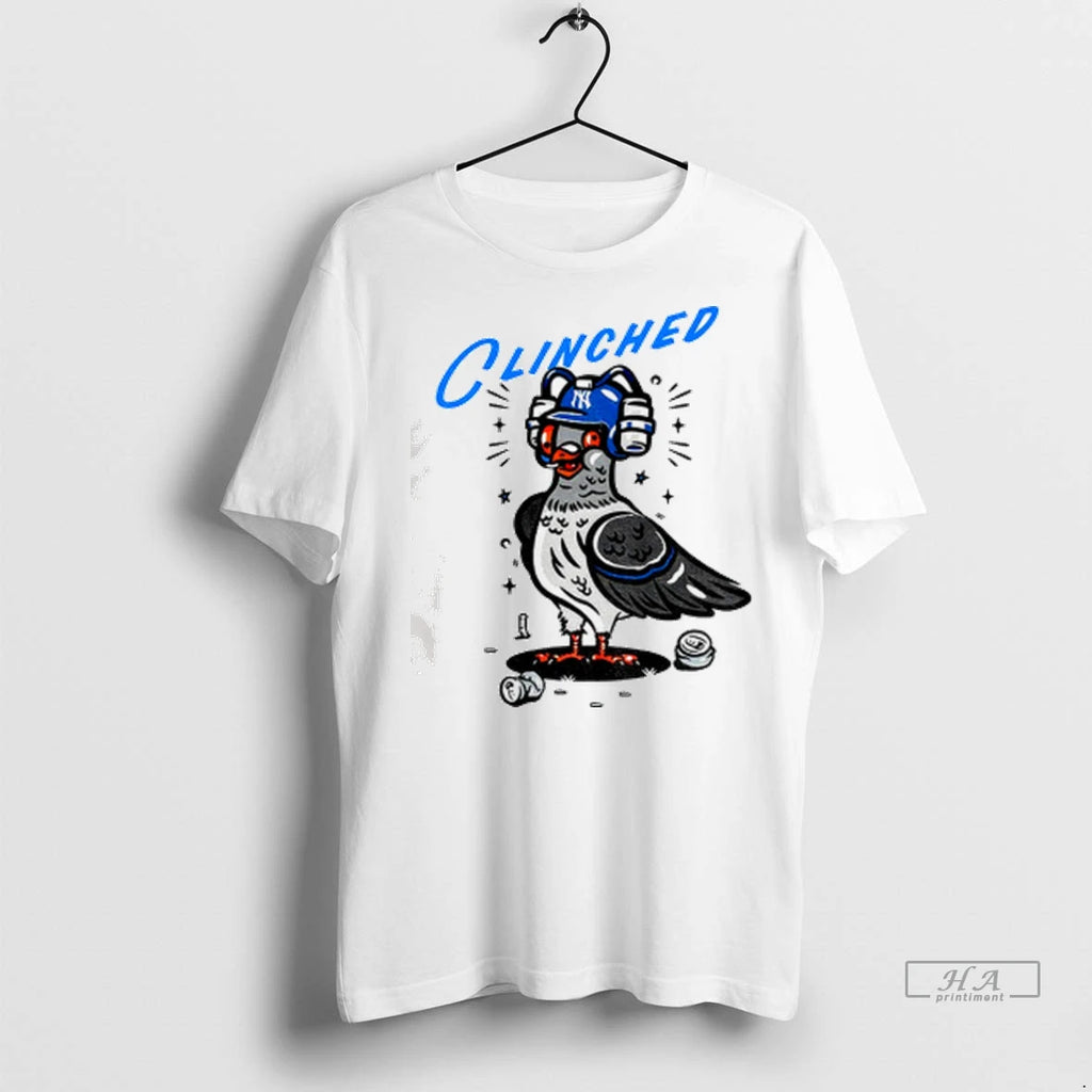 Officials Trendy Dove New York Yankees Mlb Baseball Clinched 2025 T Shirt Oj6luq Shirt Sweater