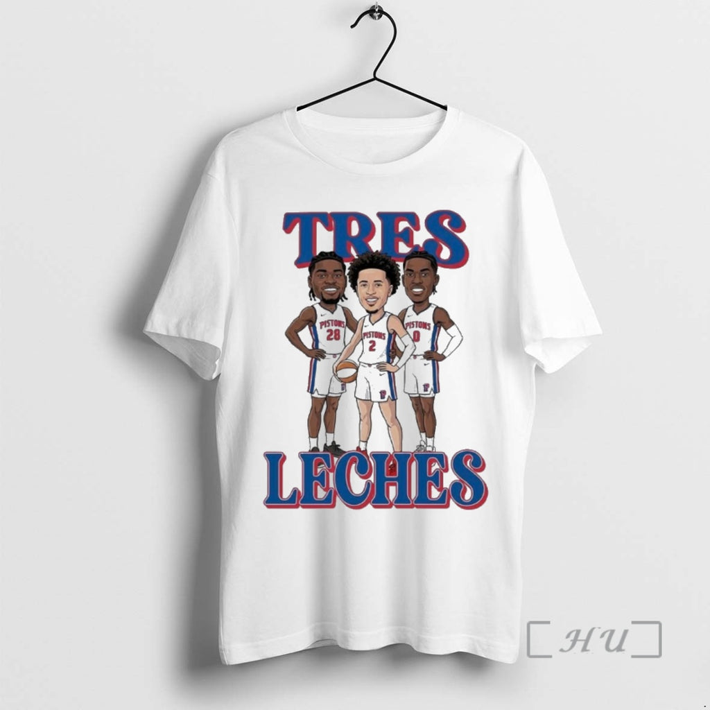 Officials Tres Leches Detroit Pistons Isaiah Stewart Jalen Duren Cade Cunningham Premium T Shirts Sweater