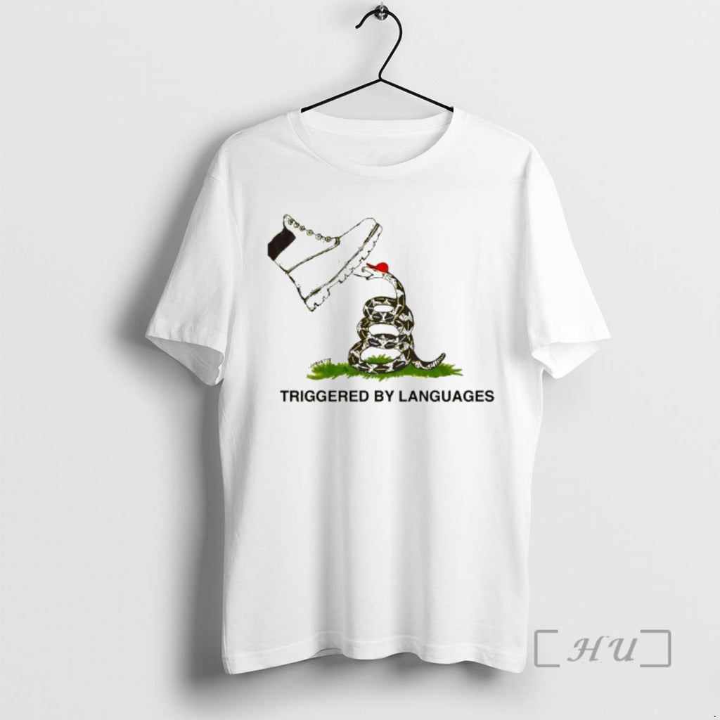 Officials Triggered By Languages Dont Tread On Me Gadsden Flag Graphic Premium T Shirts Sweater