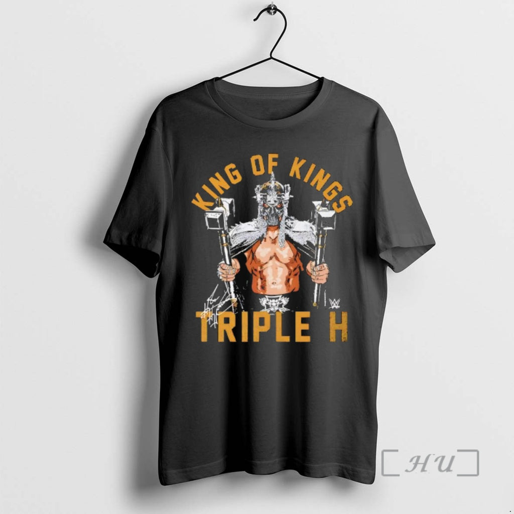 Officials Triple H King Of Kings Pose Signature