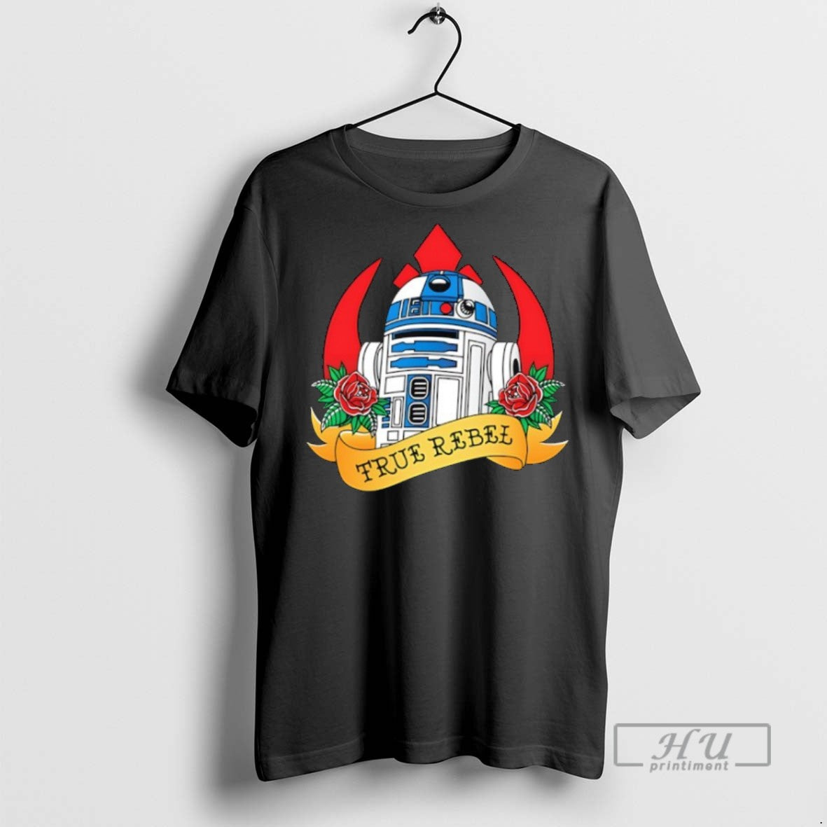 Officials True Rebel R2 D2 A Tattoo Style T Shirt s Unisex , , , Long Sleeve Tee