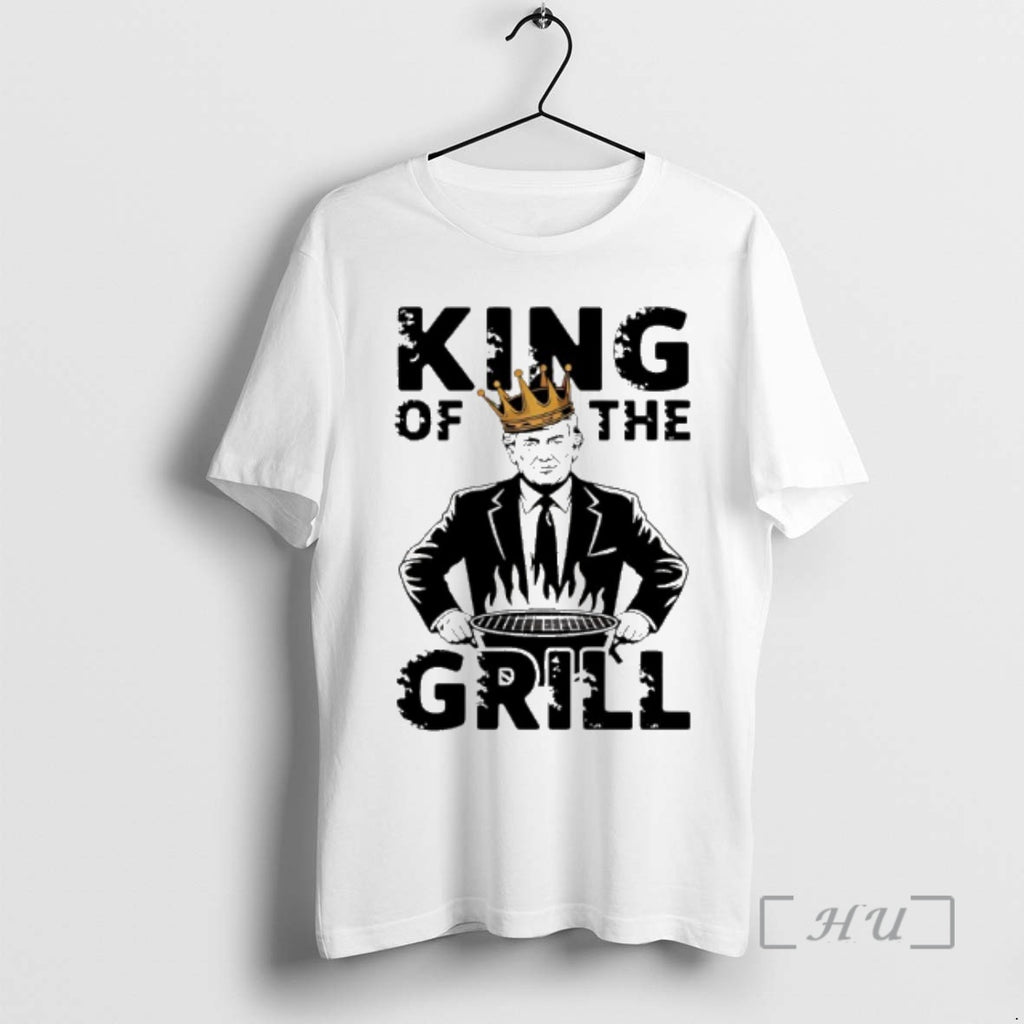 Officials Trump King Of The Grill Patriotic Graphic