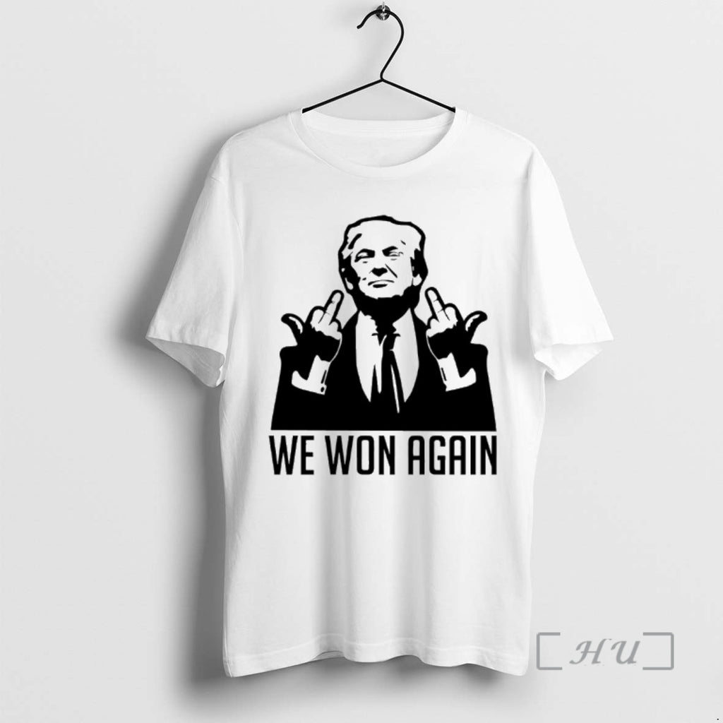 Officials Trump Middle Finger We Won Again