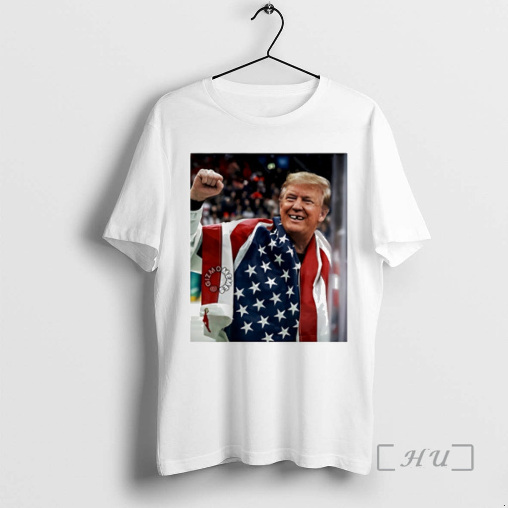 Officials Trump X Jack Hughes Champion Tooth Parody