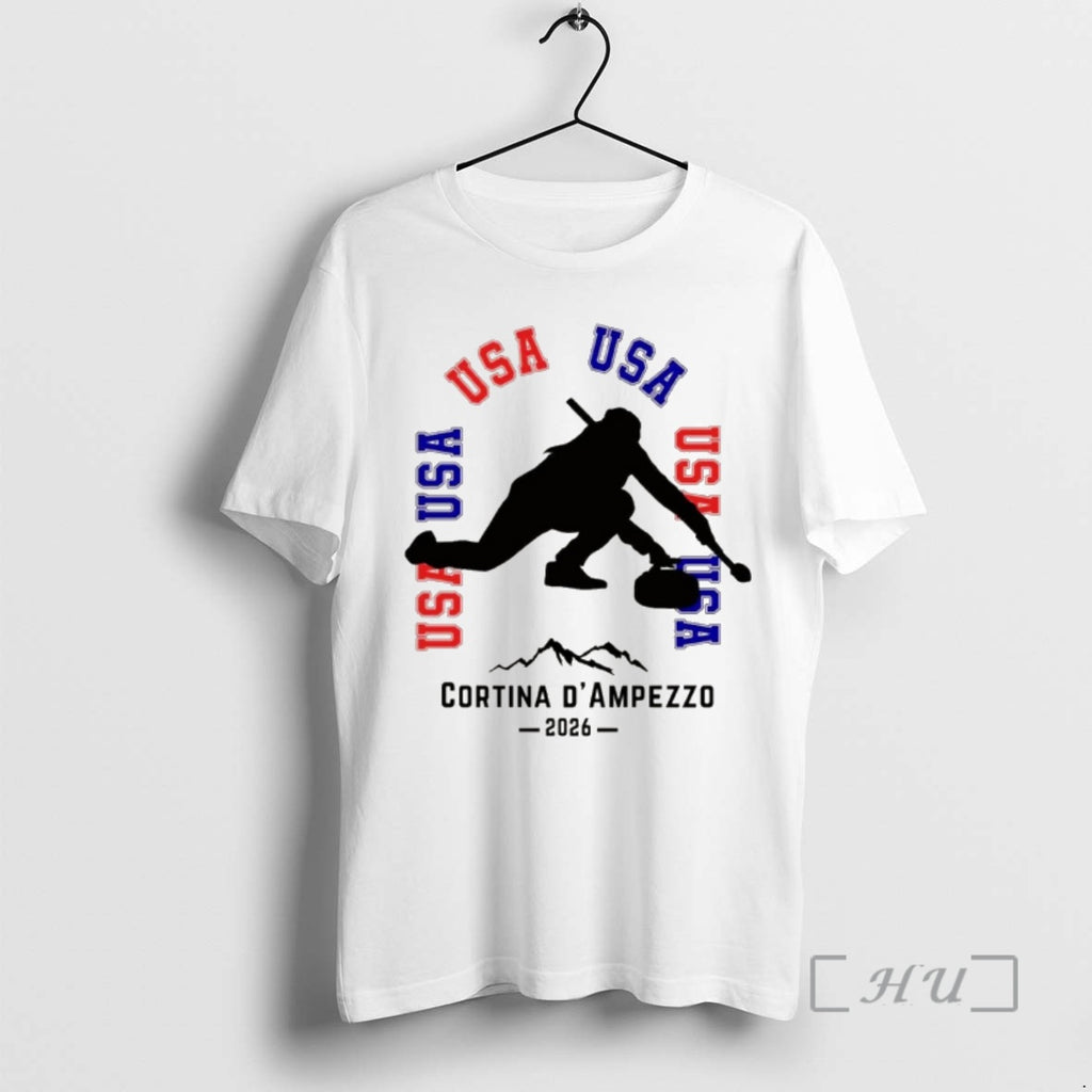 Officials Usa Curling Cortina Dampezzo 2026 Winter Games