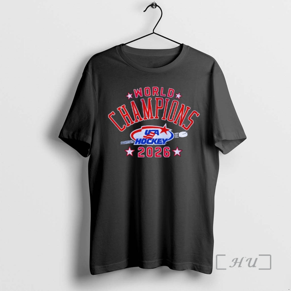 Officials Usa Hockey 2026 World Champions Retro