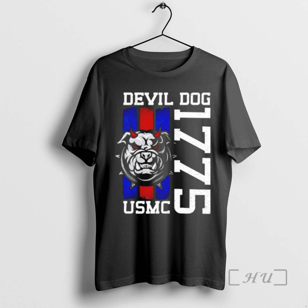 Officials Usmc Blood Stripe Devil Dog 1775 Logo
