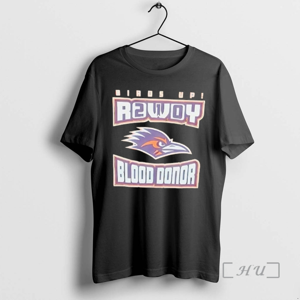 Officials Utsa Roadrunners Rowdy Blood Donor