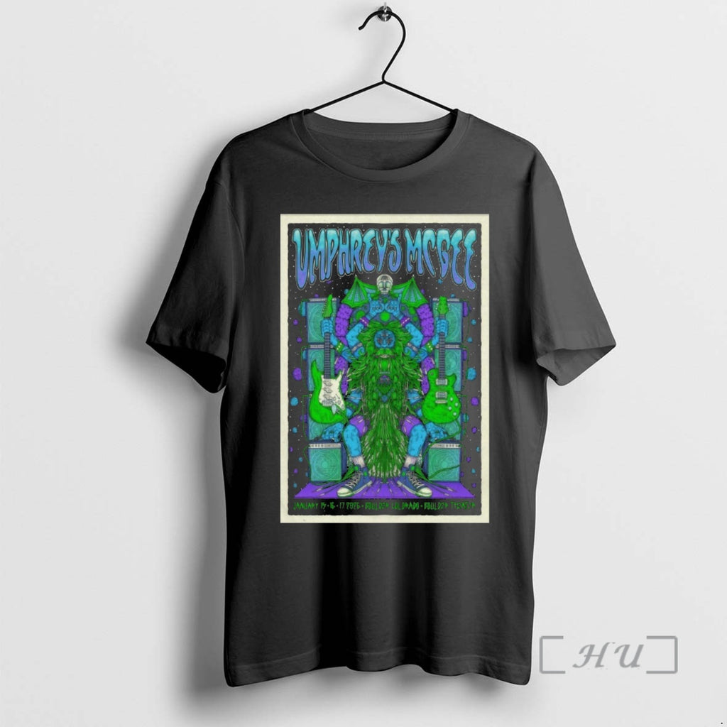 Officials Umphreys Mcgee Boulder Theater Boulder Co Jan 15 17 2026 Premium T Shirts Sweater