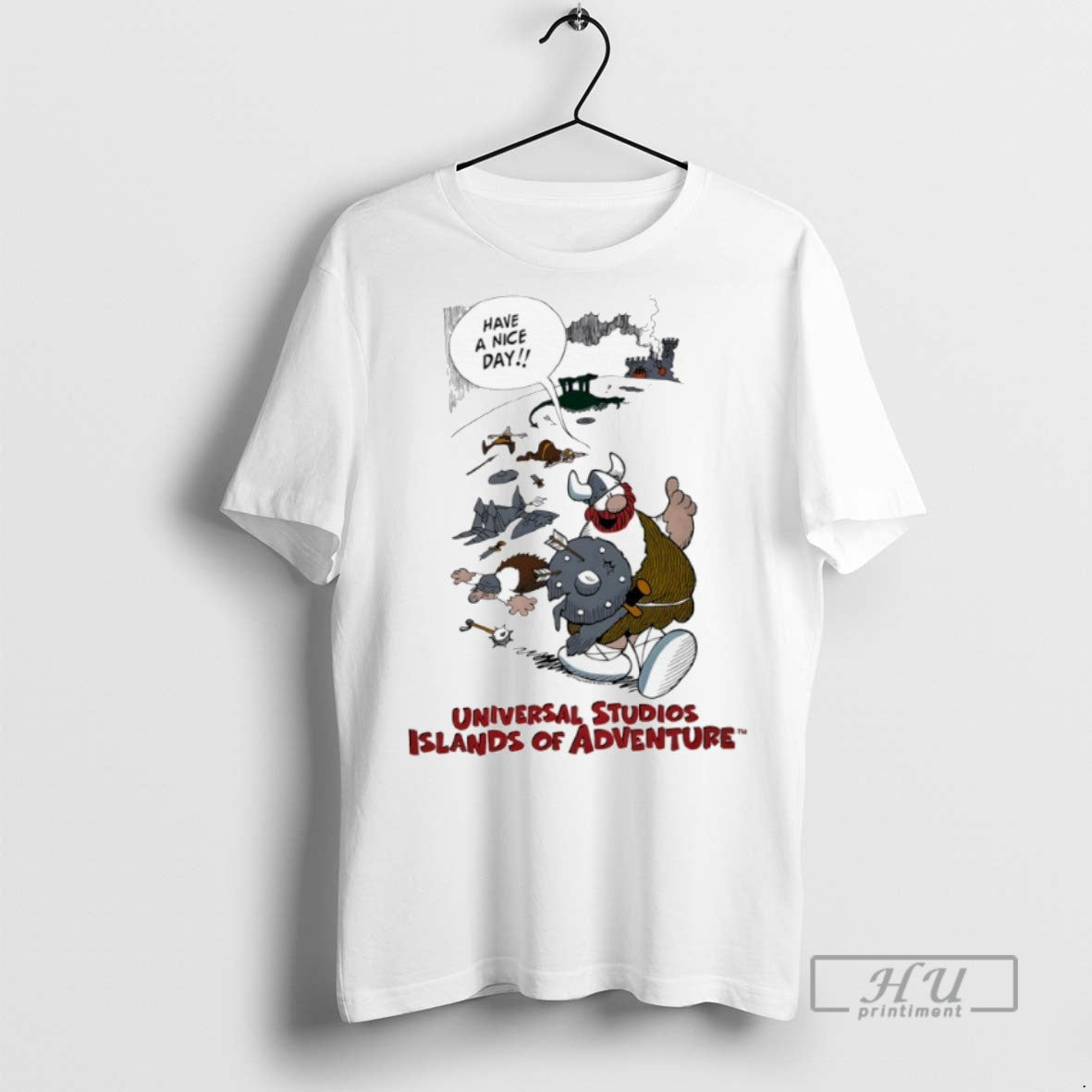 Officials Universal Studios Islands Of Adventure Viking T Shirts s Unisex , , , Long Sleeve Tee