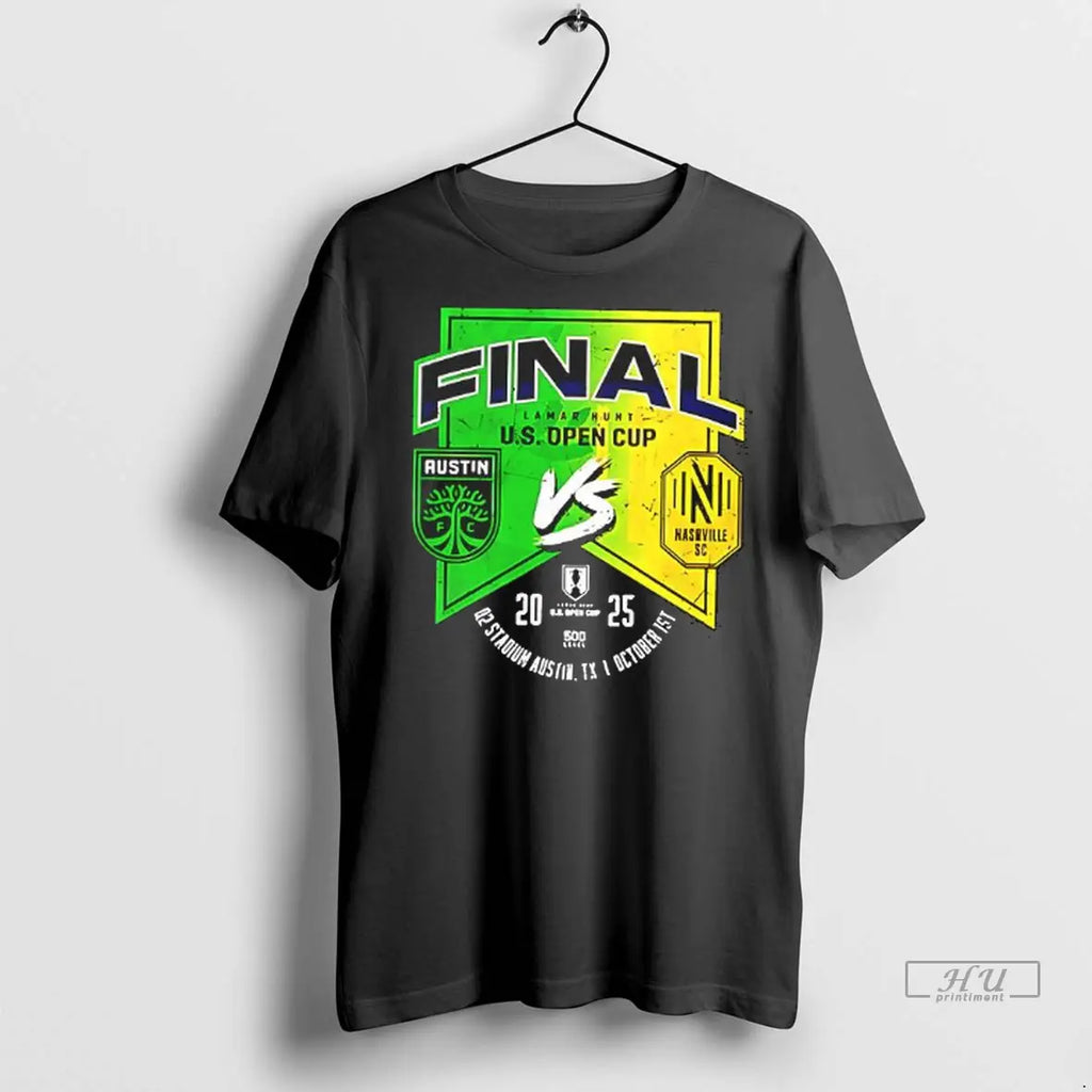 Officials Us Open Cup Final 2025 Austin Fc Vs Nashville Sc T Shirts