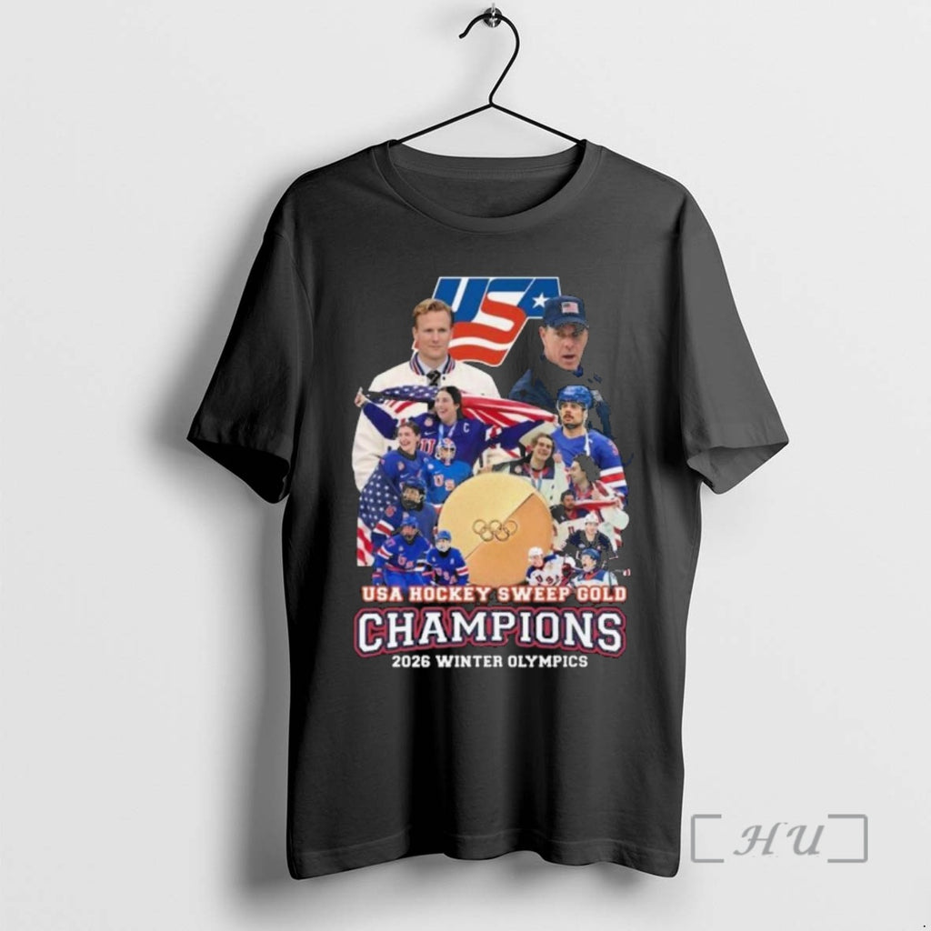 Officials Usa Hockey Sweep Gold Champions 2026 Winter Olympics