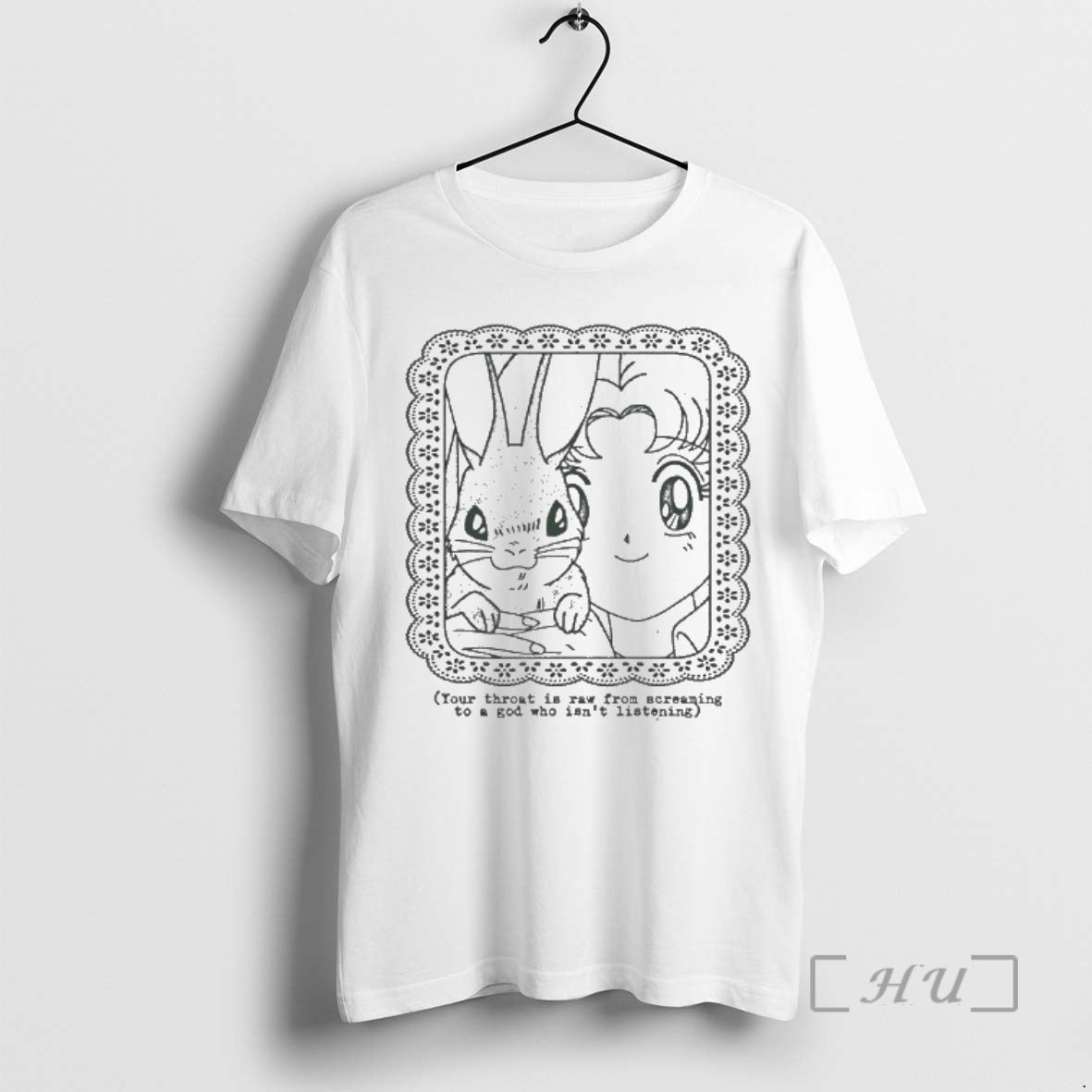 Officials Usagi Tsukino Bunny Your Throat Is Raw Screaming God Who T-Shirts