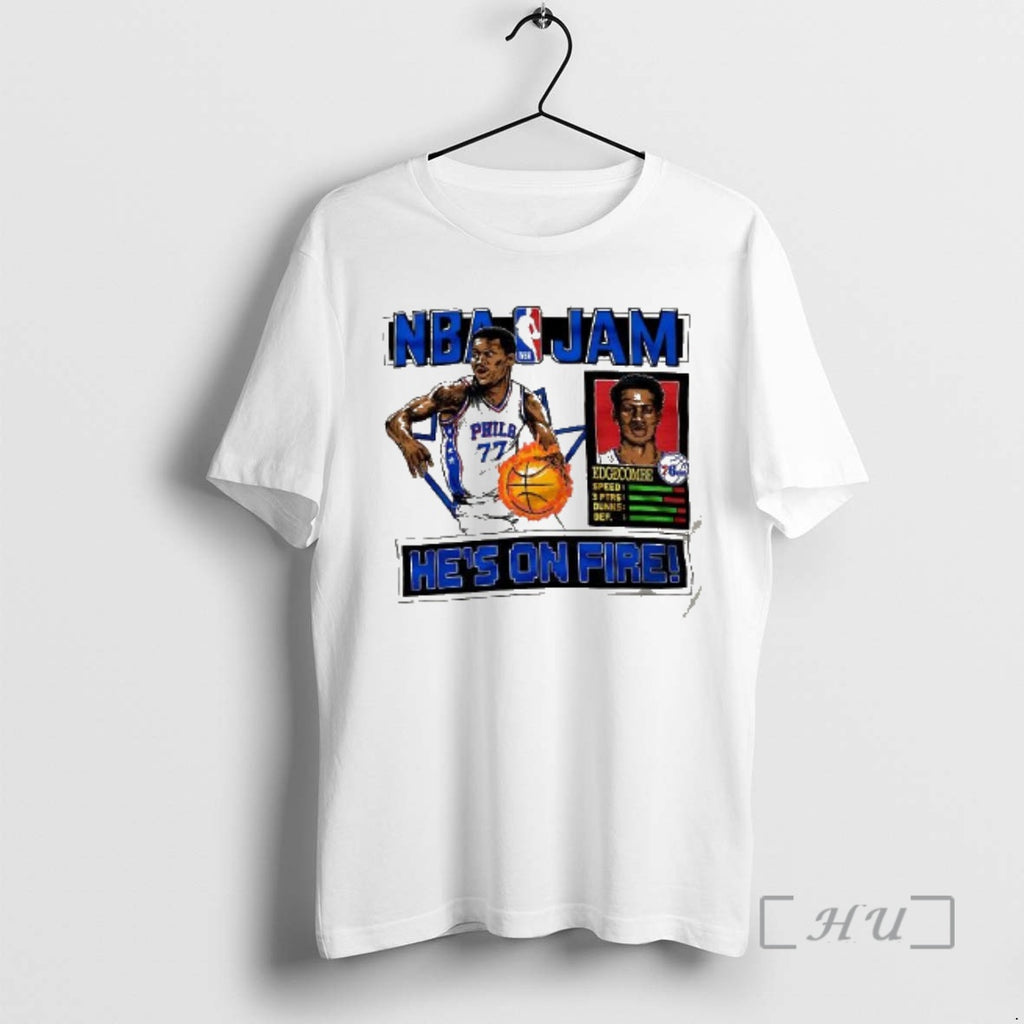 Officials Vj Edgecombe Philadelphia 76ers Nba Jam Hes On Fire