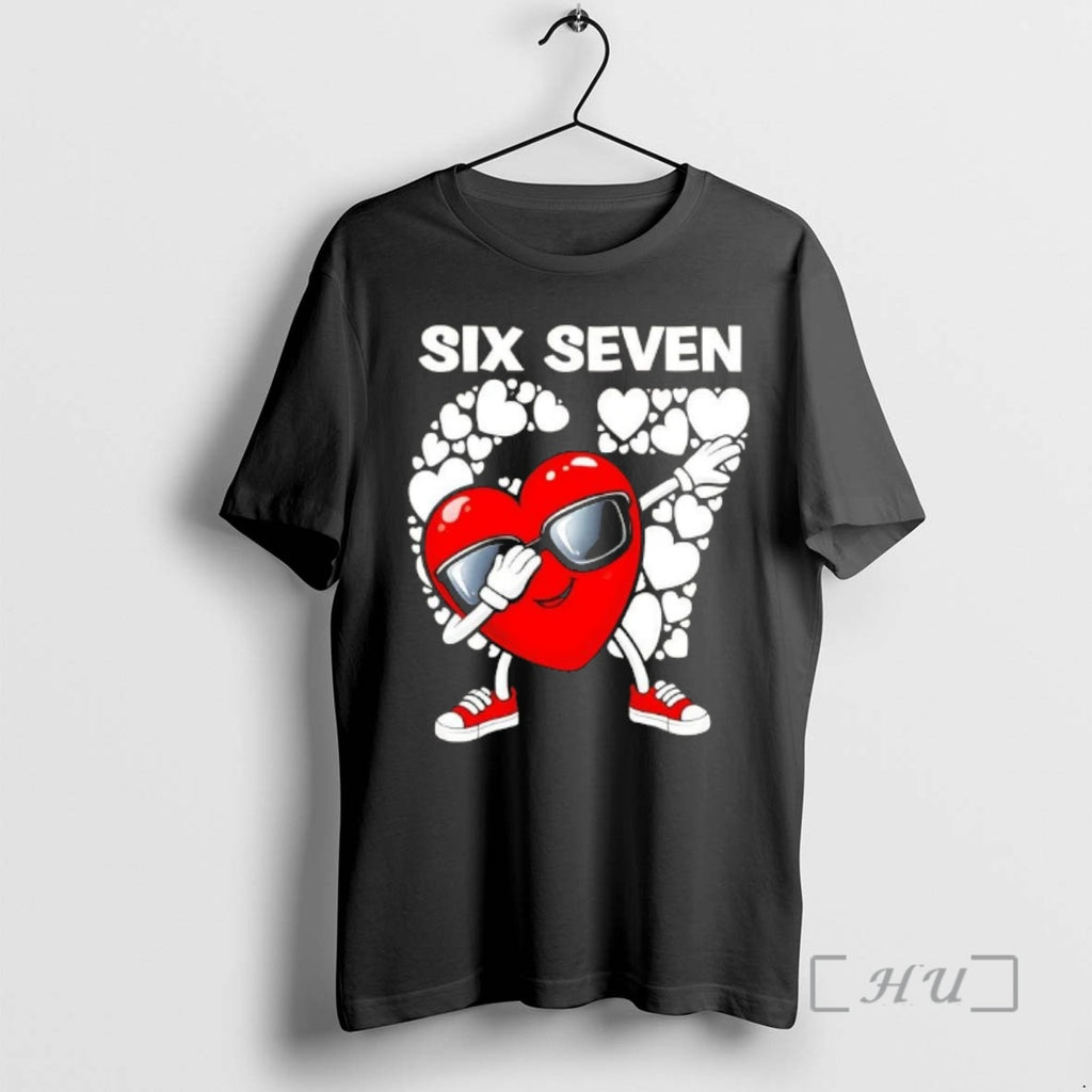Officials Valentines Day Hearts Dabbing Six Seven 67 Meme