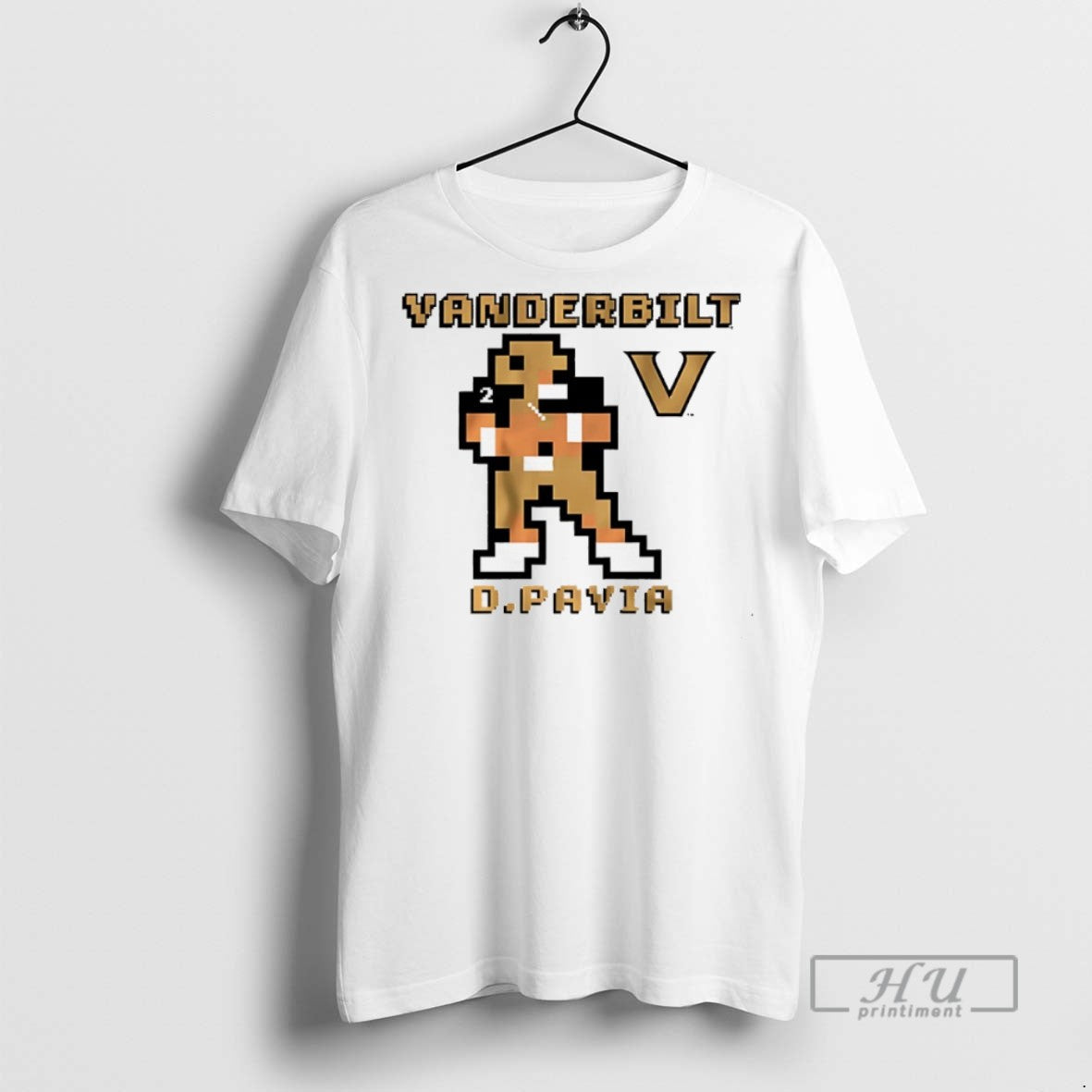 Officials Vanderbilt Commodores Football Diego Pavia Pixel T Shirts s Unisex , , , Long Sleeve Tee