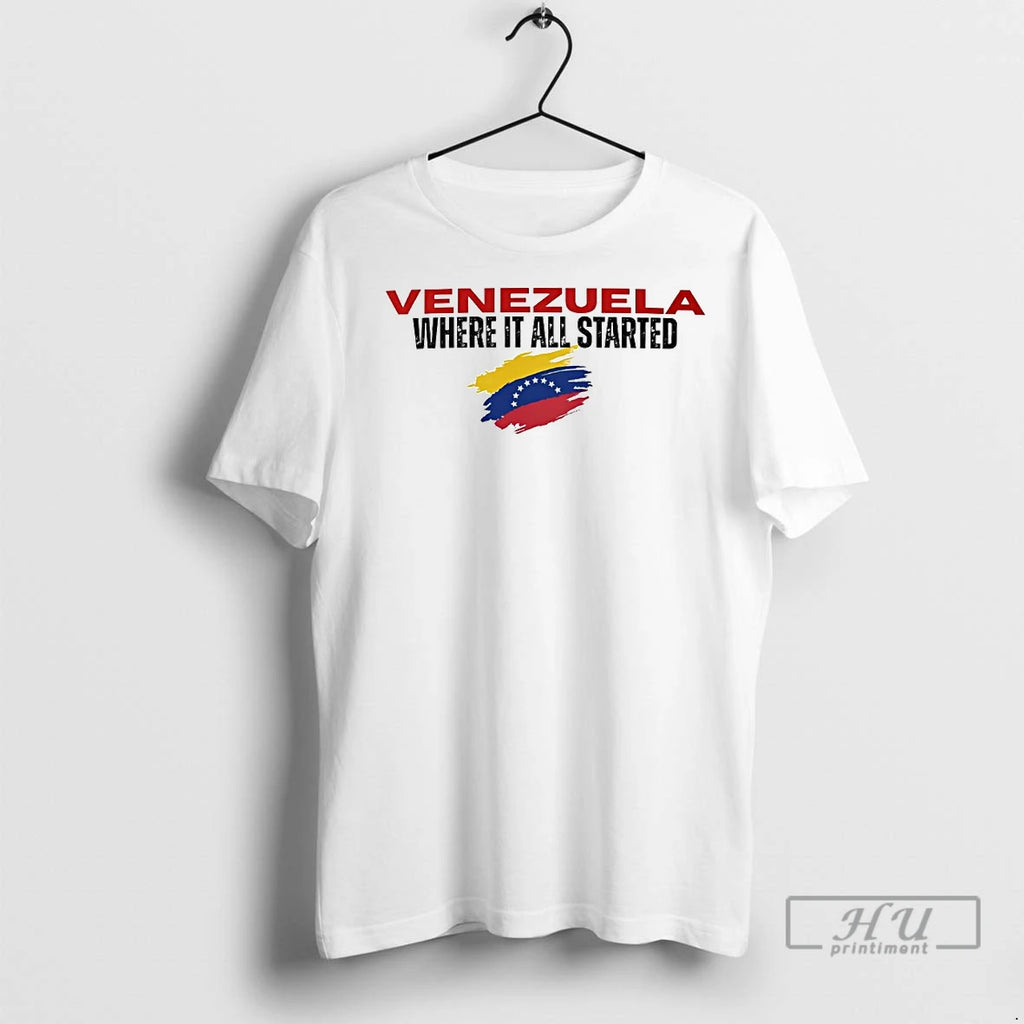 Officials Venezuela Where It All Started T Shirts