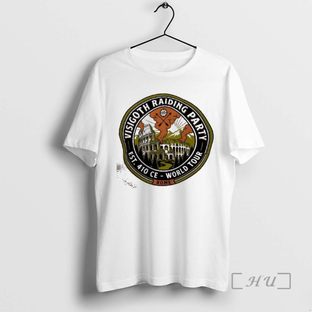 Officials Visigoth Raiding Party Sack Of Rome Est 410 Ce World Tour Colosseum Logo Premium