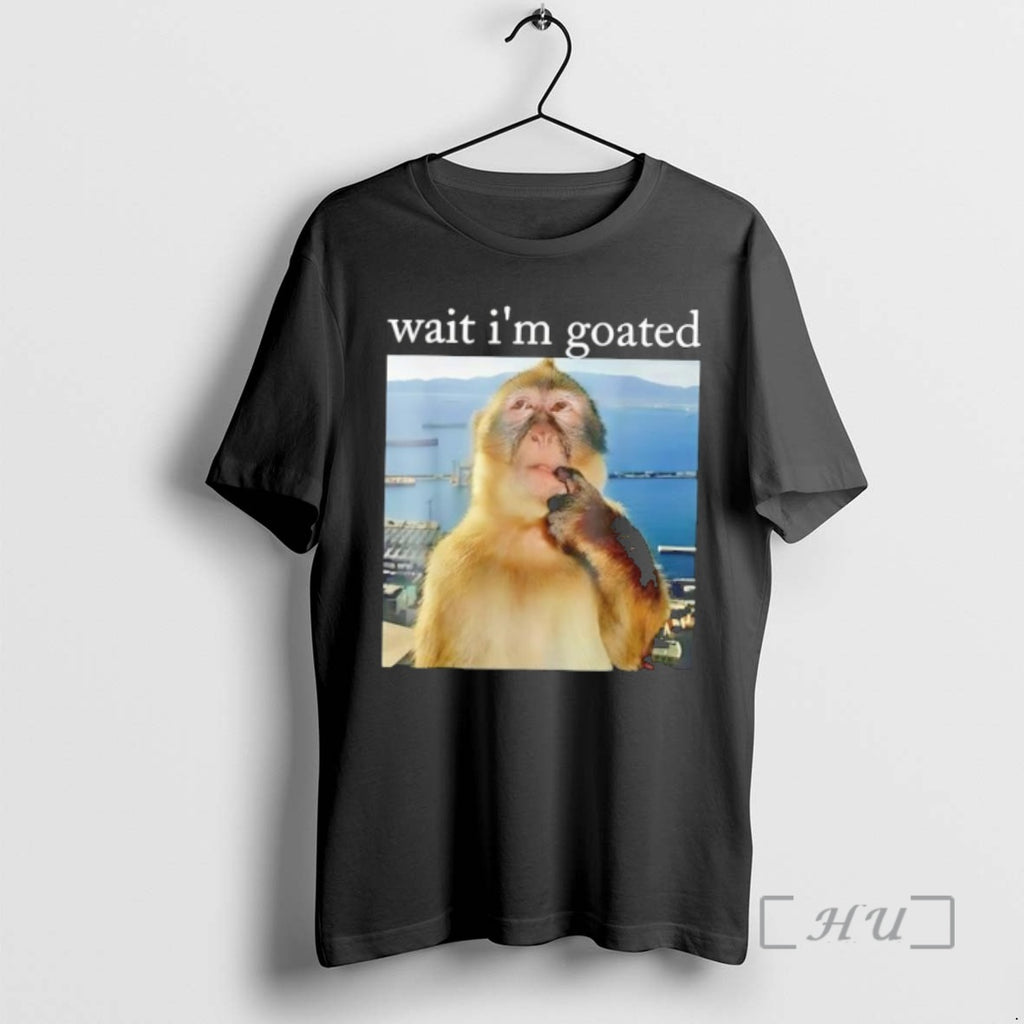 Officials Wait Im Goated Pensive Monkey Thinking Sea Background