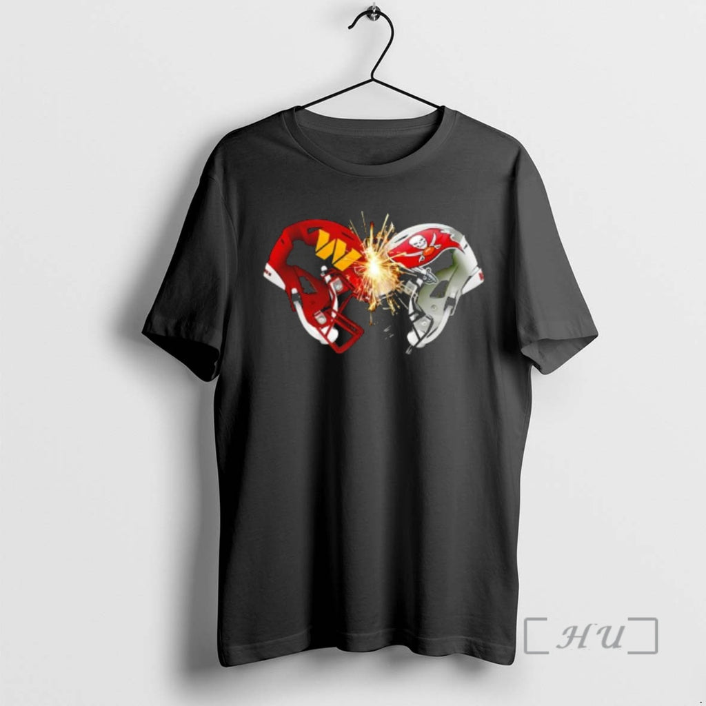 Officials Washington Commanders And Tampa Bay Buccaneers Helmet