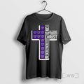 Officials Washington Huskies Ncaa I Can Do All Things Through Christ Who Strengthens Me Cross T-Shirts