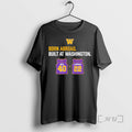 Officials Washington Huskies Born Abroad Built At Washington Schrempf Welp Duo Jersey Premium T Shirts