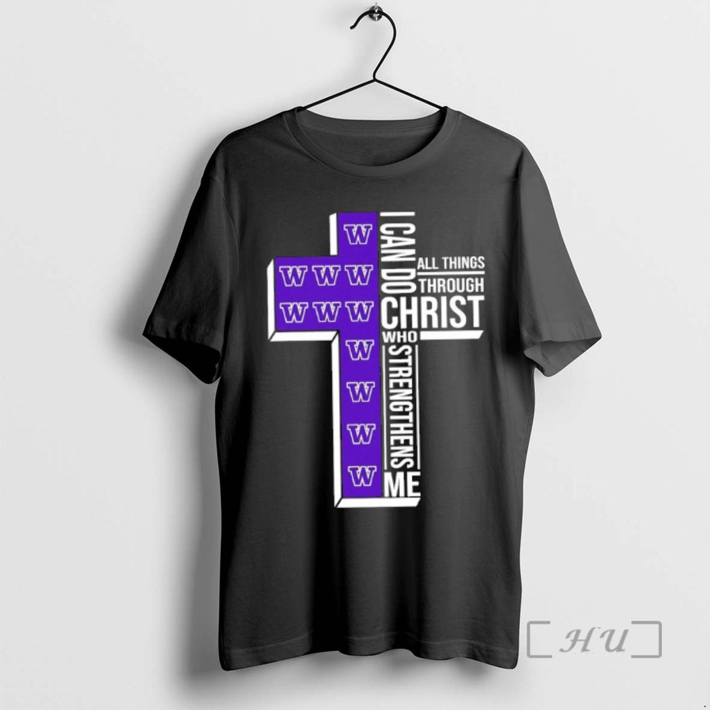Officials Washington Huskies Womens Basketball I Can All Things Do Through Christ Who Strengthens Me