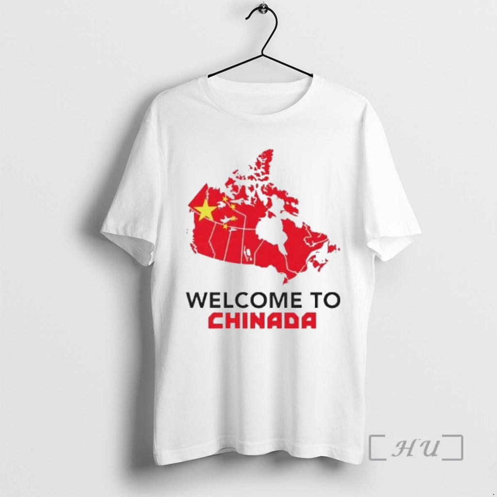 Officials Welcome To Chinada China X Canada Map Tee