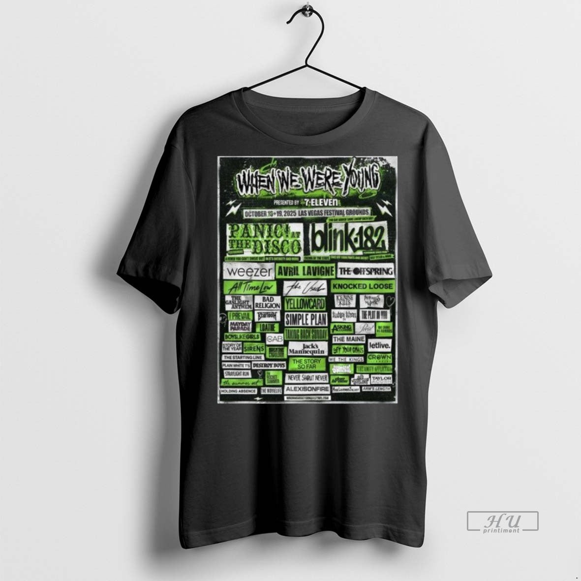 Officials When We Were Young 2025 Festival Day 2 Presented By 7 Eleven Lineup In Unisex , , , Long Sleeve Tee