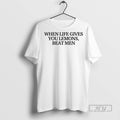 Officials When Life Gives You Lemons Beat Men Ceramic Ceramic And Classic Dad Cap Unisex , , , Long Sleeve Tee