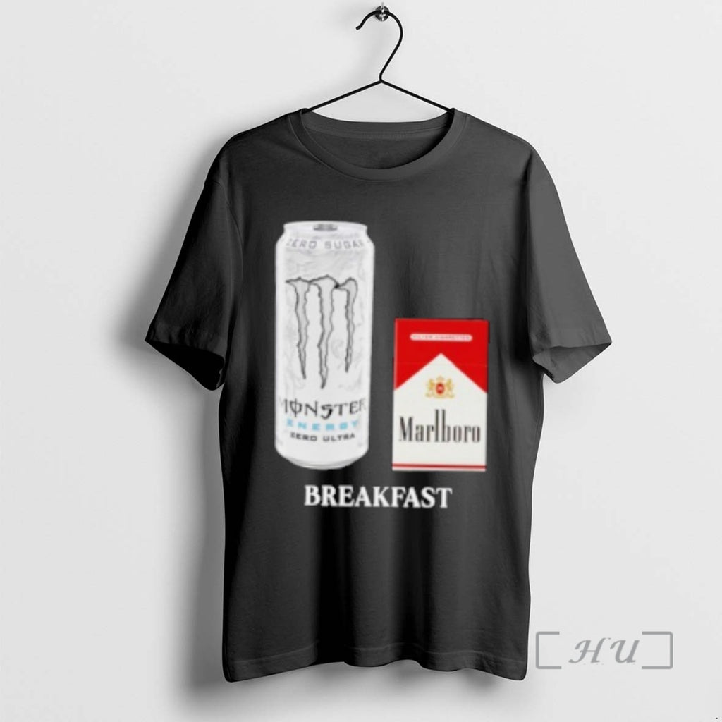 Officials White Monster Marlboro Red Cigarette Breakfast