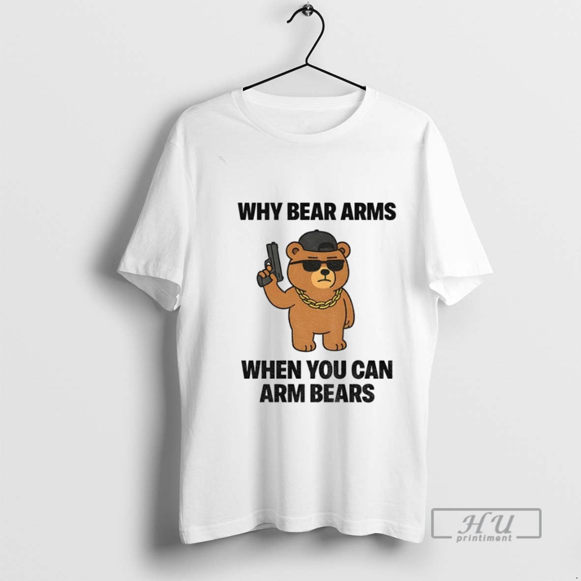 Officials Why Bear Arms When You Can Arm Bears Meme T Shirt s Unisex , , , Long Sleeve Tee