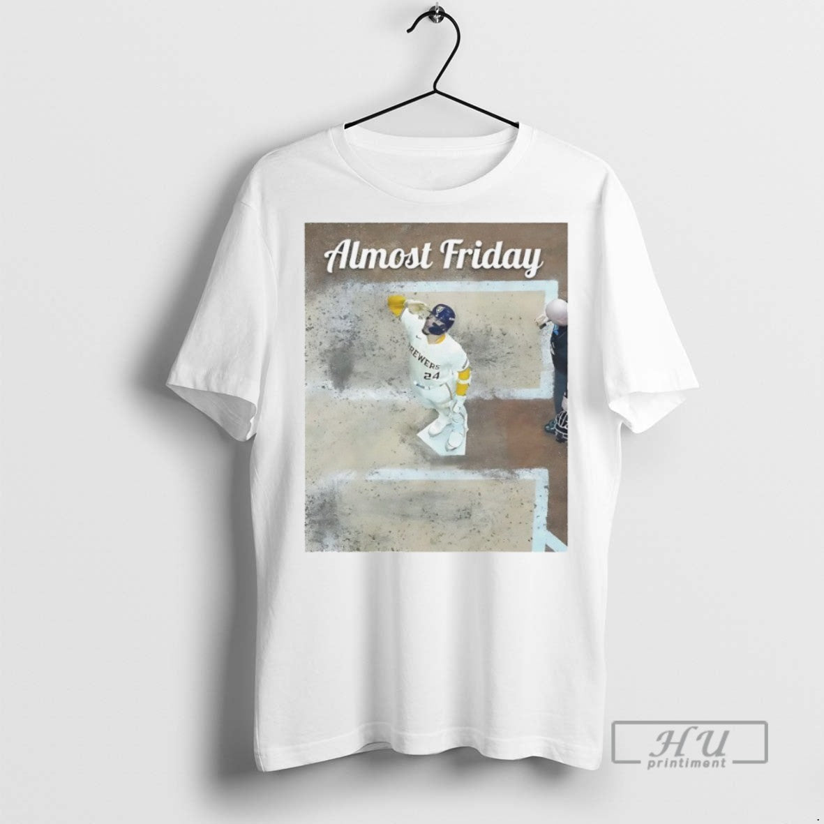Officials William Contreras Milwaukee Brewers Almost Friday T Shirts s Unisex , , , Long Sleeve Tee