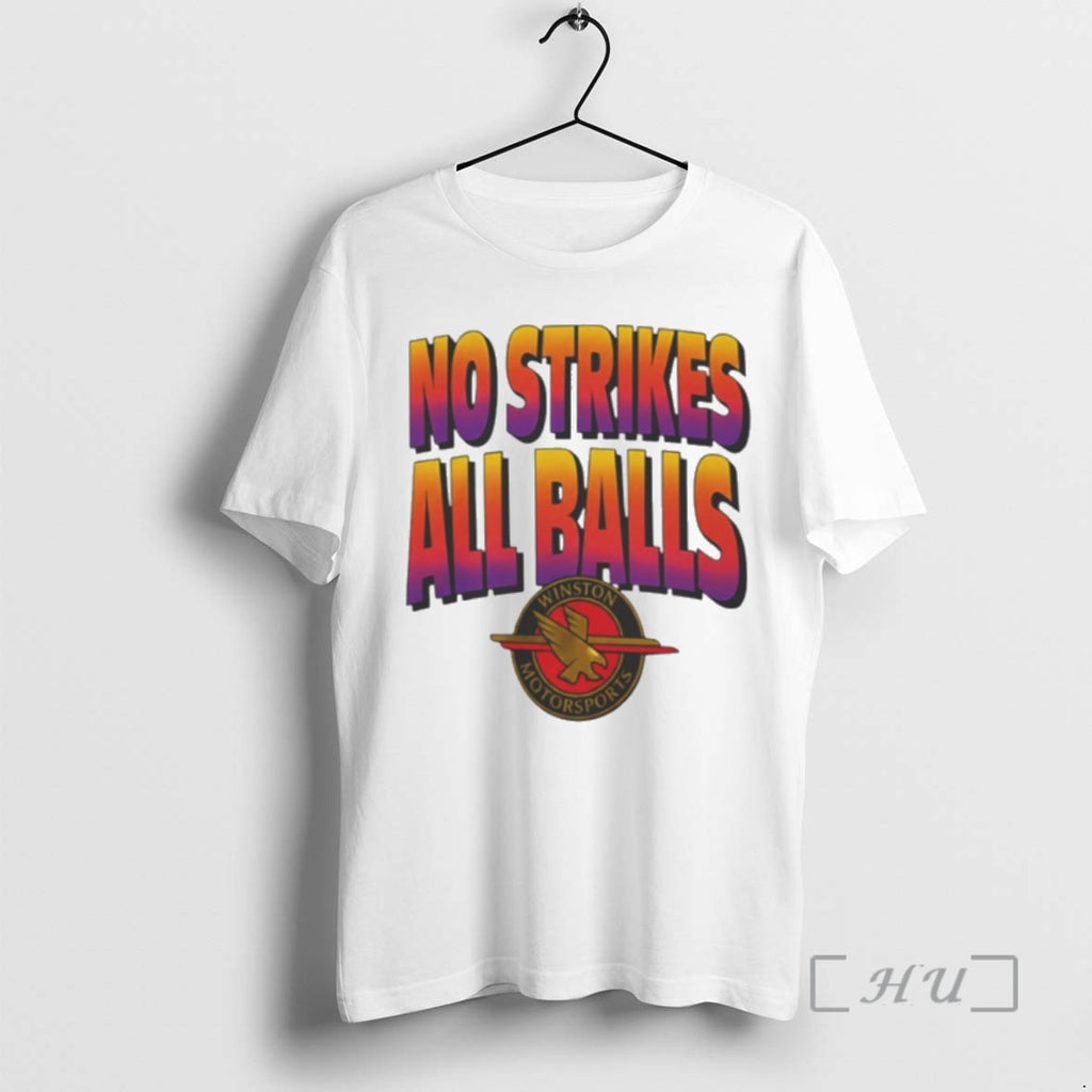 Officials Winston Cup The Series Major League Action No Strikes All Balls Premium T Shirts