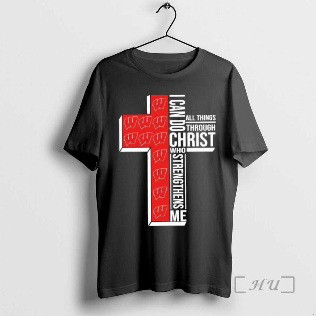 Officials Wisconsin Badgers Womens Basketball I Can All Things Do Through Christ Who Strengthens Me