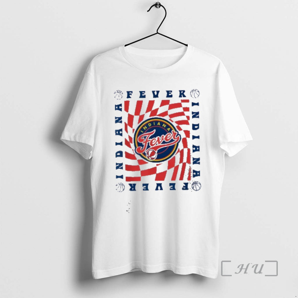 Officials Wnba Indiana Fever Retro Wavy Checkerboard