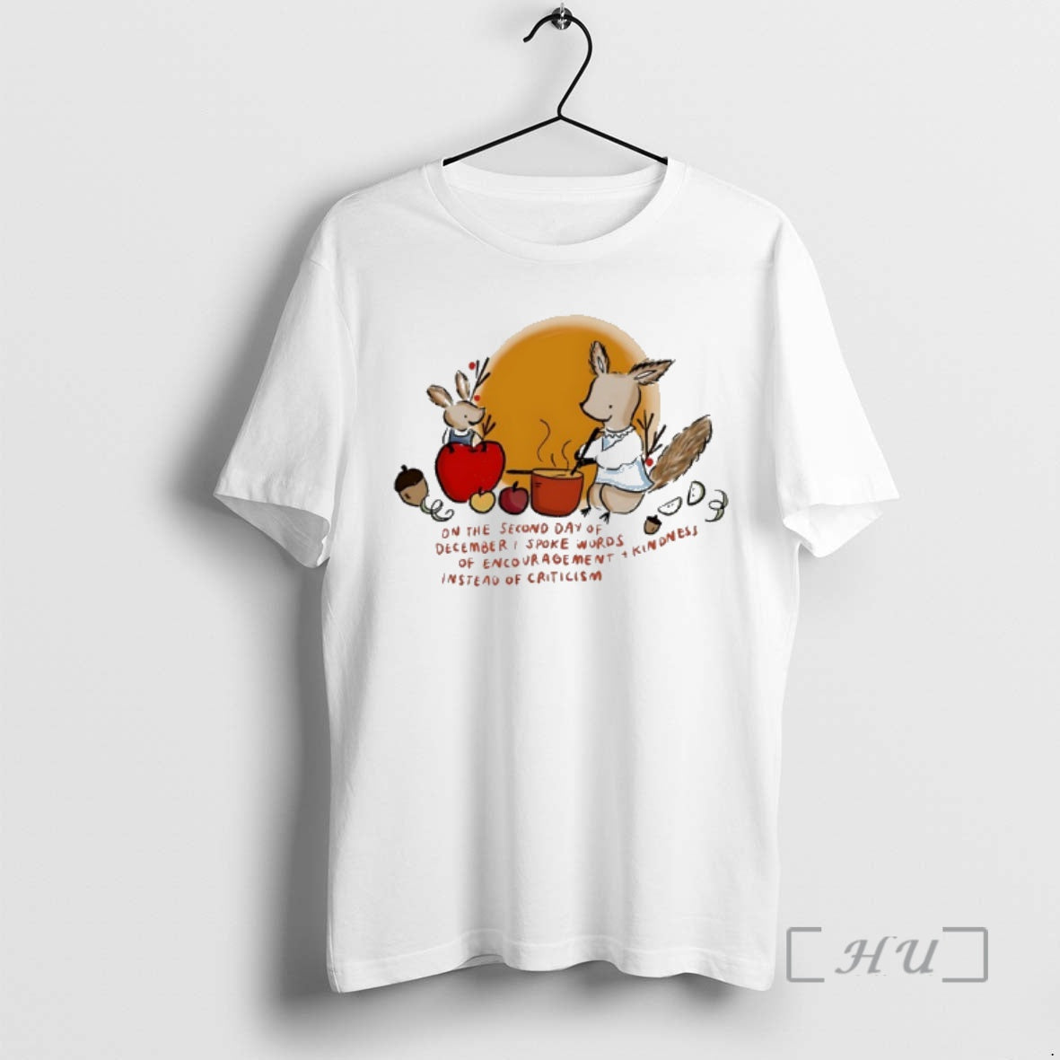 Officials Wonder Doodles Second Day December I Spoke Words Encouragement Kindness T-Shirts