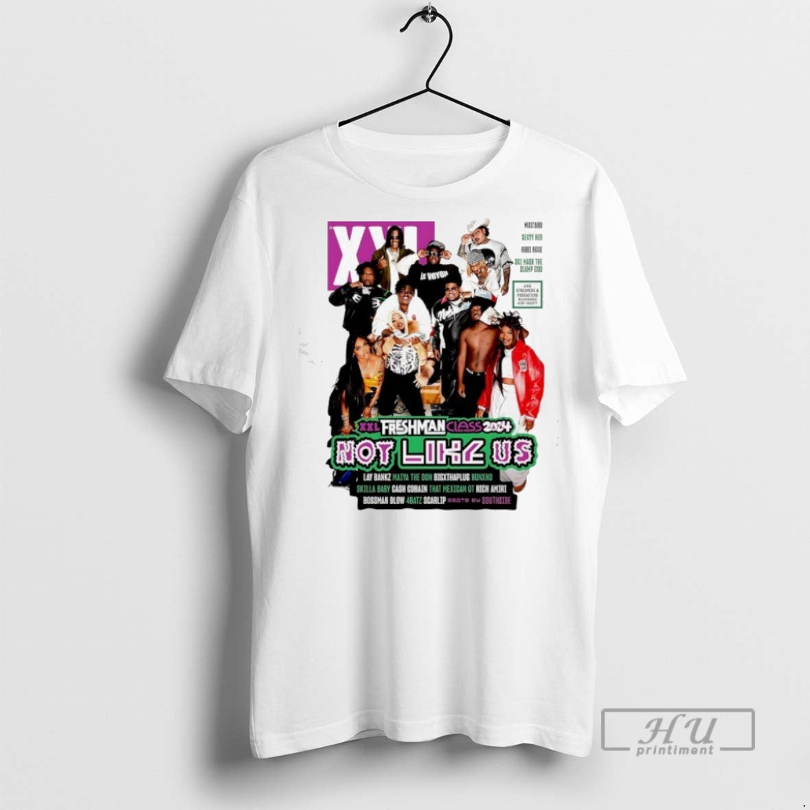 Officials Xxl Freshman Class Lay Bankz Maiya The Don Bigxthaplug Hunxho Skilla Baby Unisex , , , Long Sleeve Tee