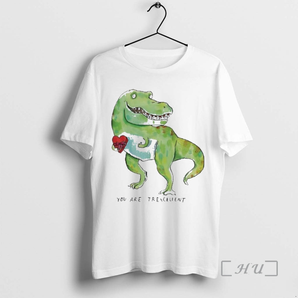 Officials You Are Trexcellent T Rex Dinosaur Holding Heart Box Valentine Premium T Shirts Sweater