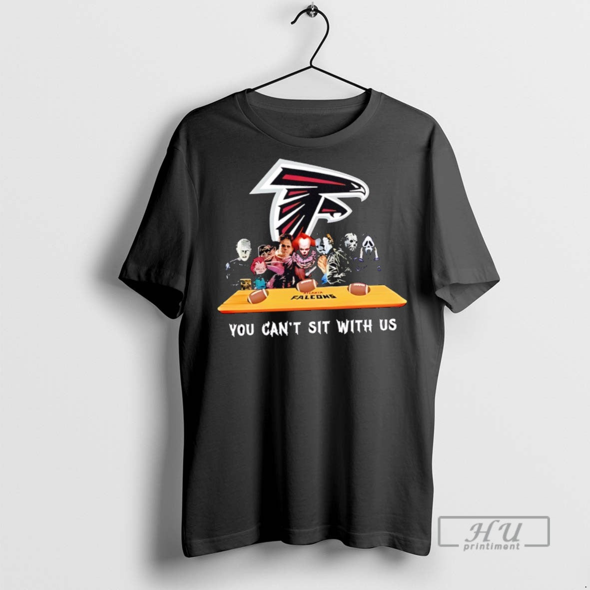 Officials You Cant Sit With Us Falcons Football Horror Movies Halloween T Shirts s