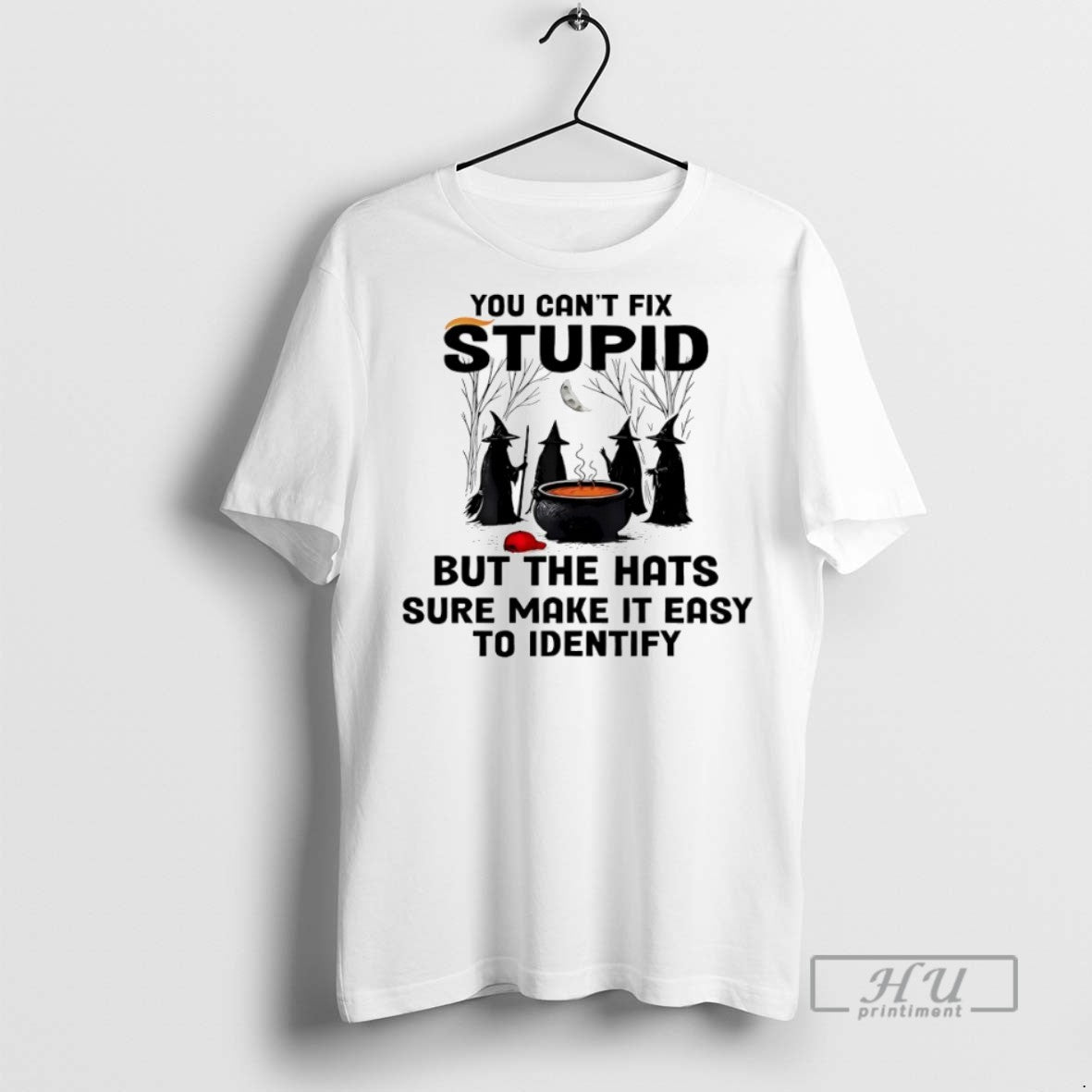 Officials You Cant Fix Stupid But The Hats Sure Make It Easy To Identify Halloween Unisex , , , Long Sleeve Tee