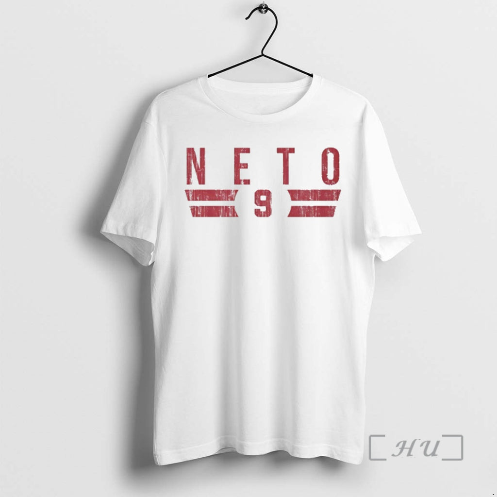Officials Zach Neto 9 Los Angeles Angels Player Name And Number Premium T Shirts Sweater