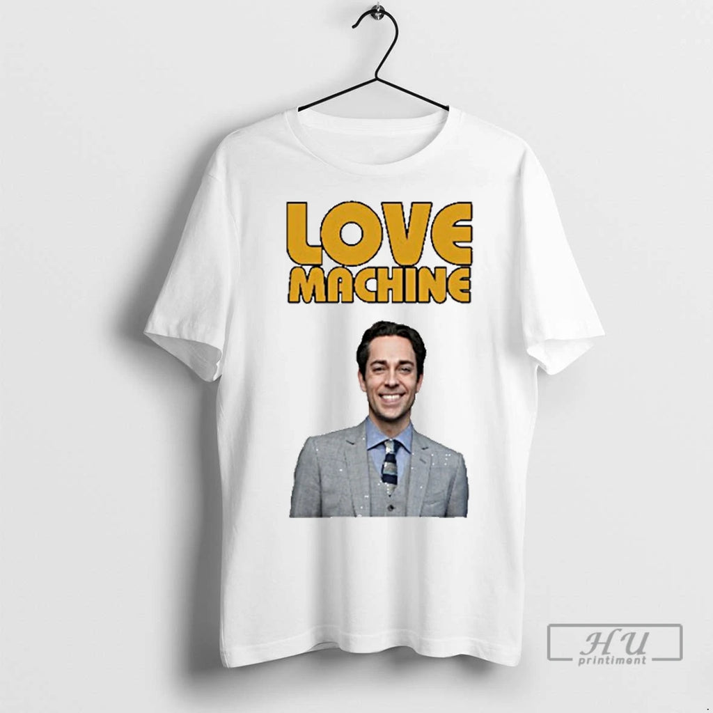 Officials Zachary Levi Love Machine Raglan T Shirt
