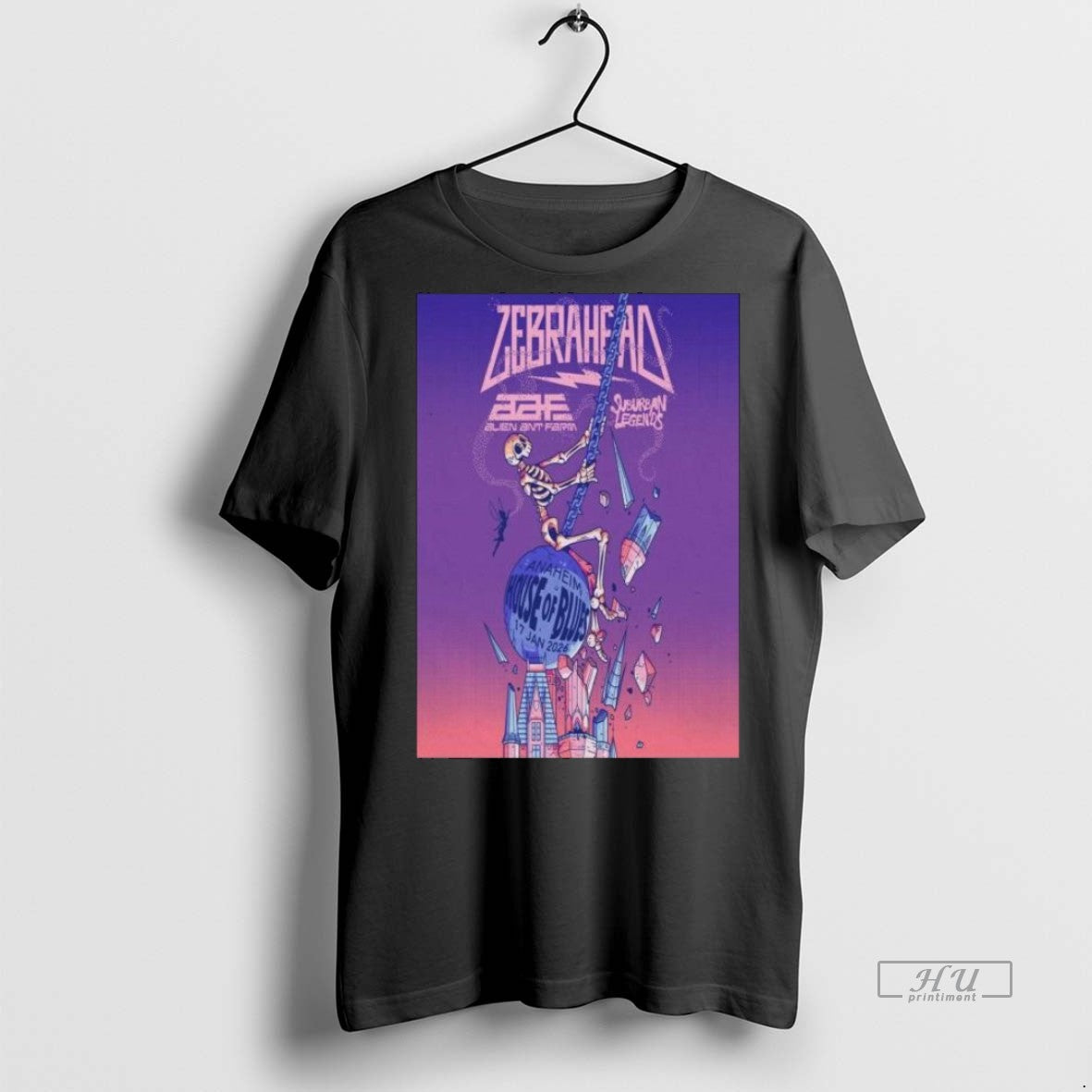 Officials Zebrahead Jan 17 2026 House Of Blues Anaheim Anaheim Ca Long Sleve Unisex , , , Long Sleeve Tee