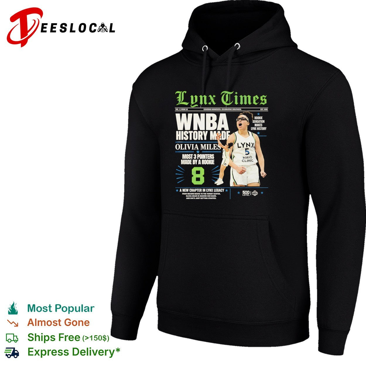 Olivia Miles Minnesota Lynx WNBA History Made Rookie Sensation shirt